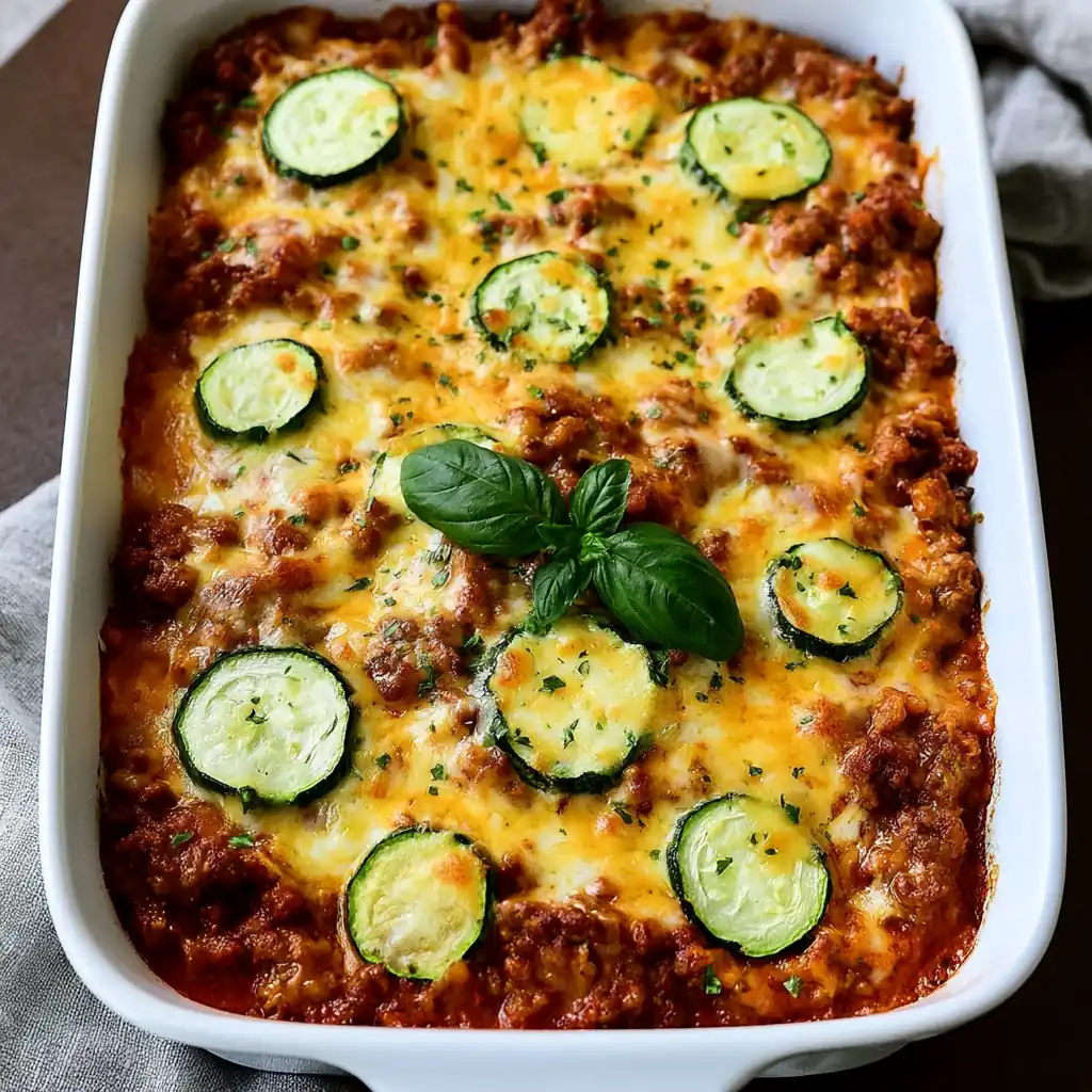 Ground Beef Zucchini Casserole
