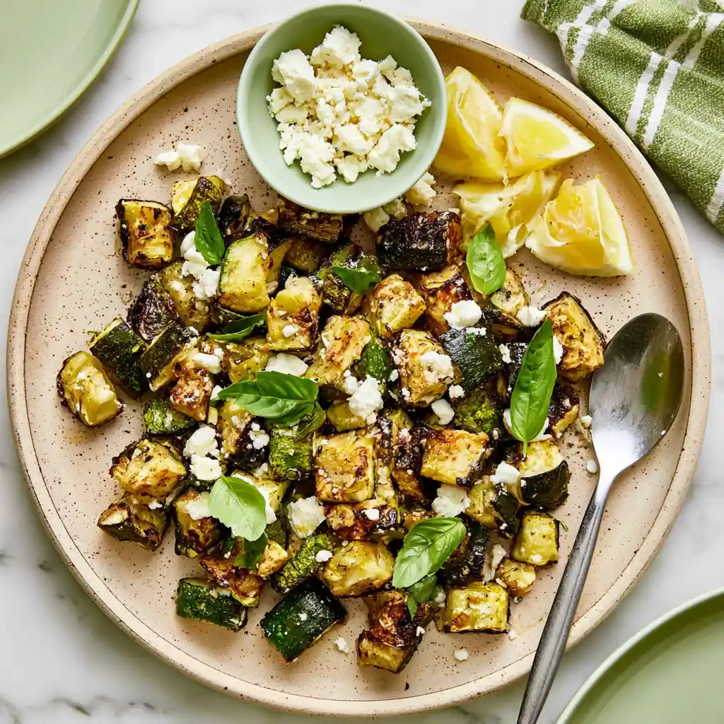 Herb-Infused Roasted Zucchini