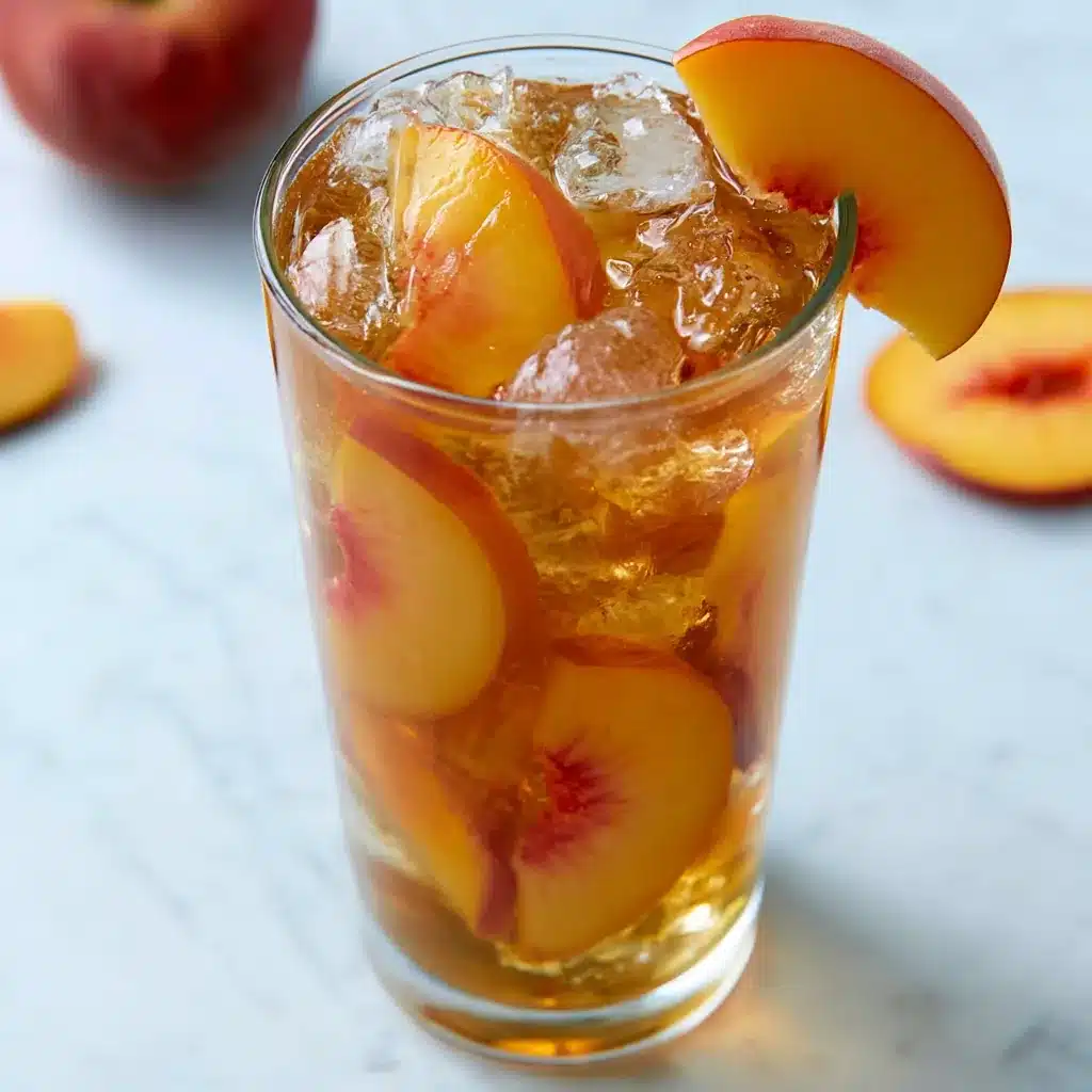 Homemade Peach Tea