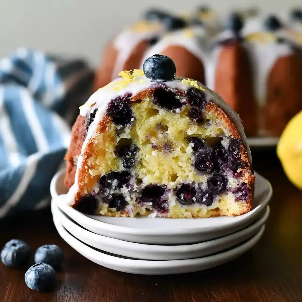 Lemon Blueberry Bundt Cake