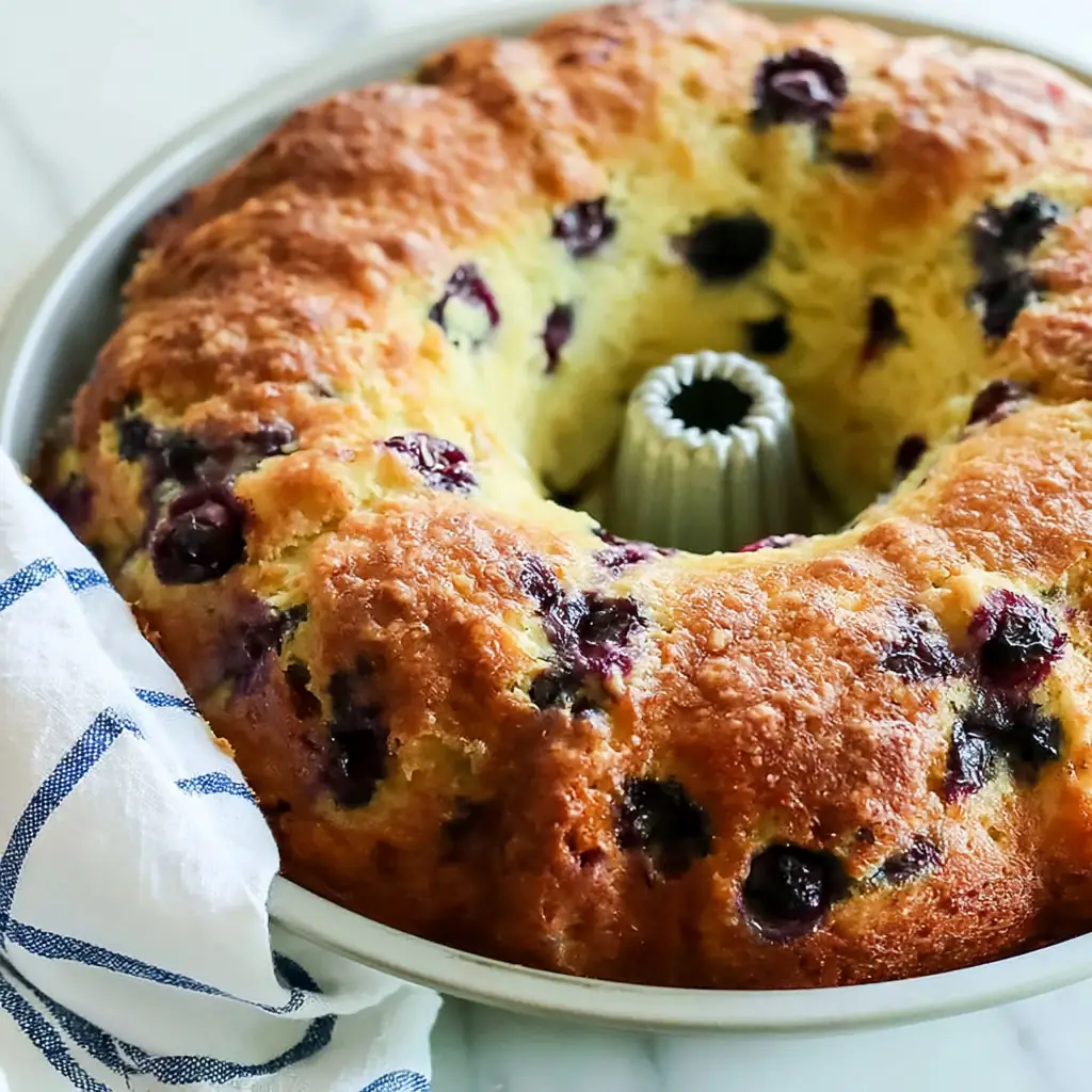 Lemon Blueberry Bundt Cake