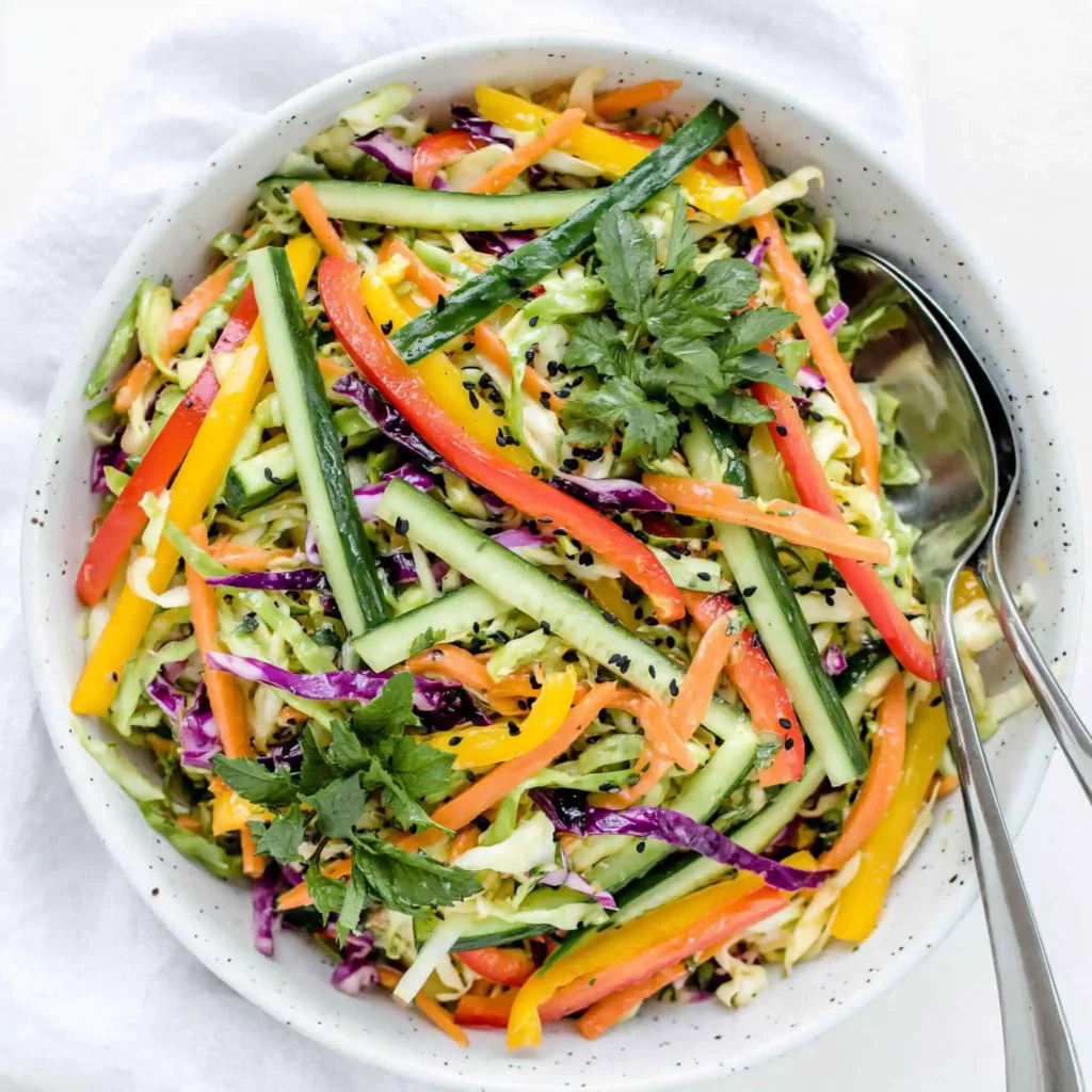 Mango Cucumber Summer Slaw: A Colorful Side Dish for Hot Days 4 Mango Cucumber Summer Slaw
