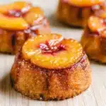Mini Peach Upside Down Cakes