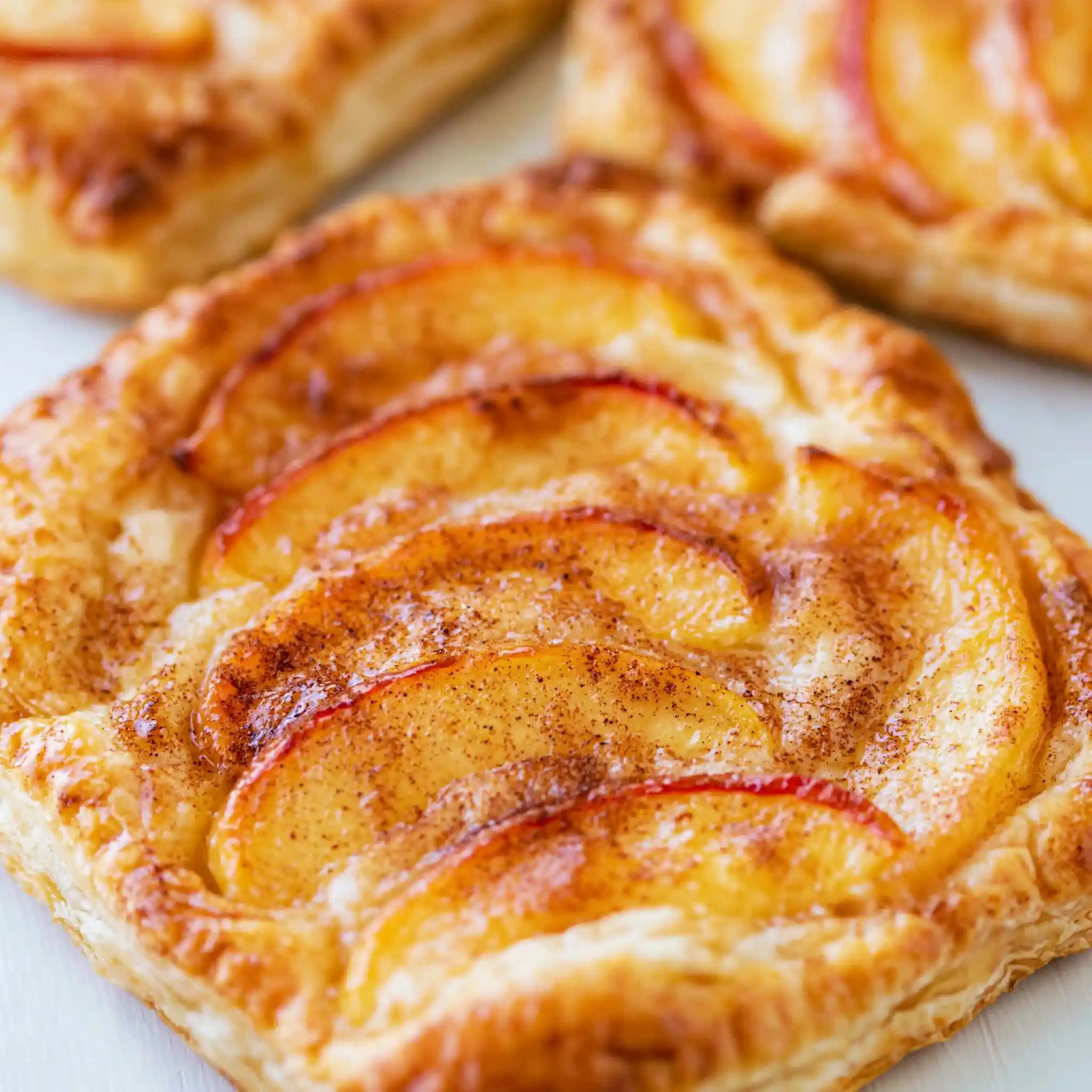 Mini Peach and Cream Cheese Tarts