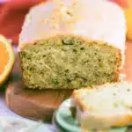 Orange Glazed Zucchini Bread