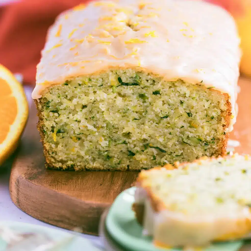 Orange Glazed Zucchini Bread