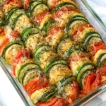 Parmesan Tomato Zucchini Bake