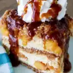 Peach Crumb Cheesecake