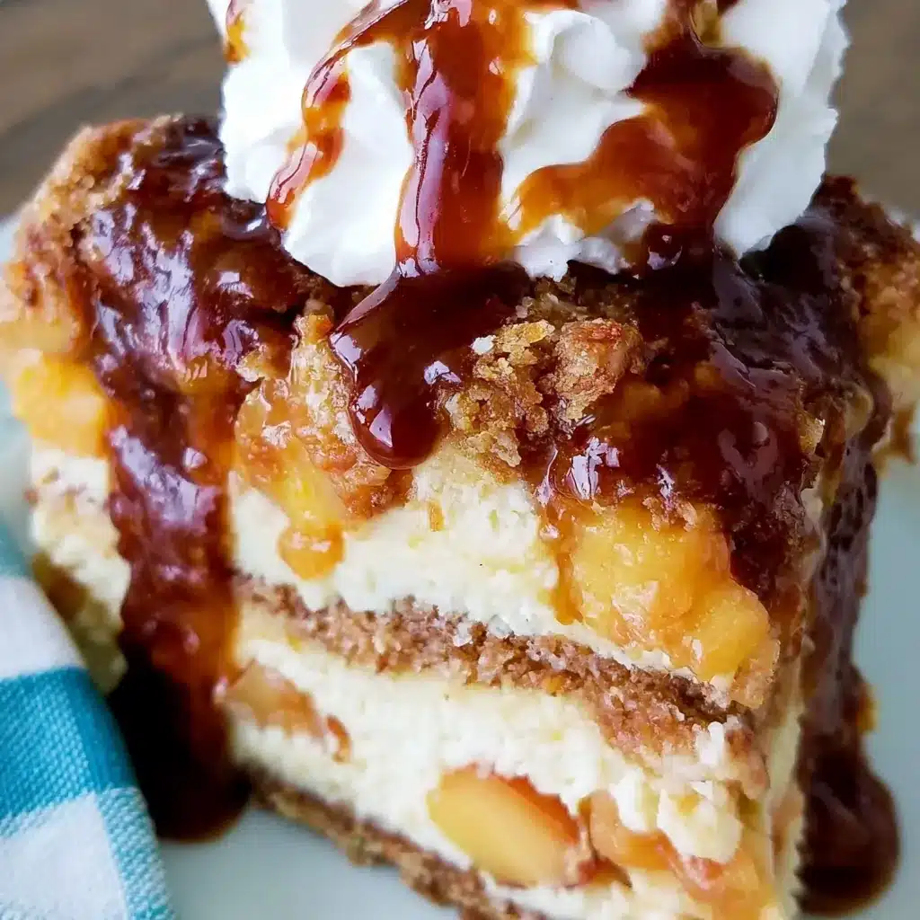 Peach Crumb Cheesecake