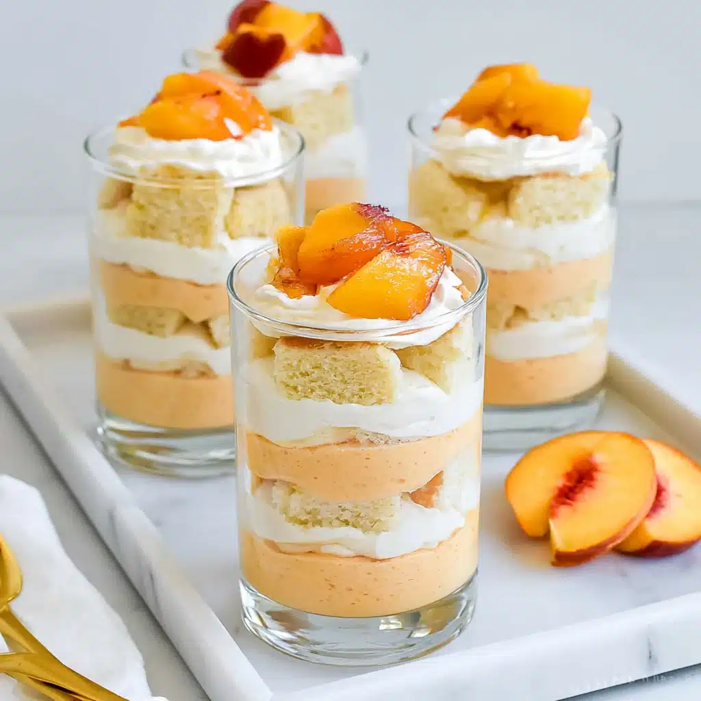 Peach Mousse Trifle