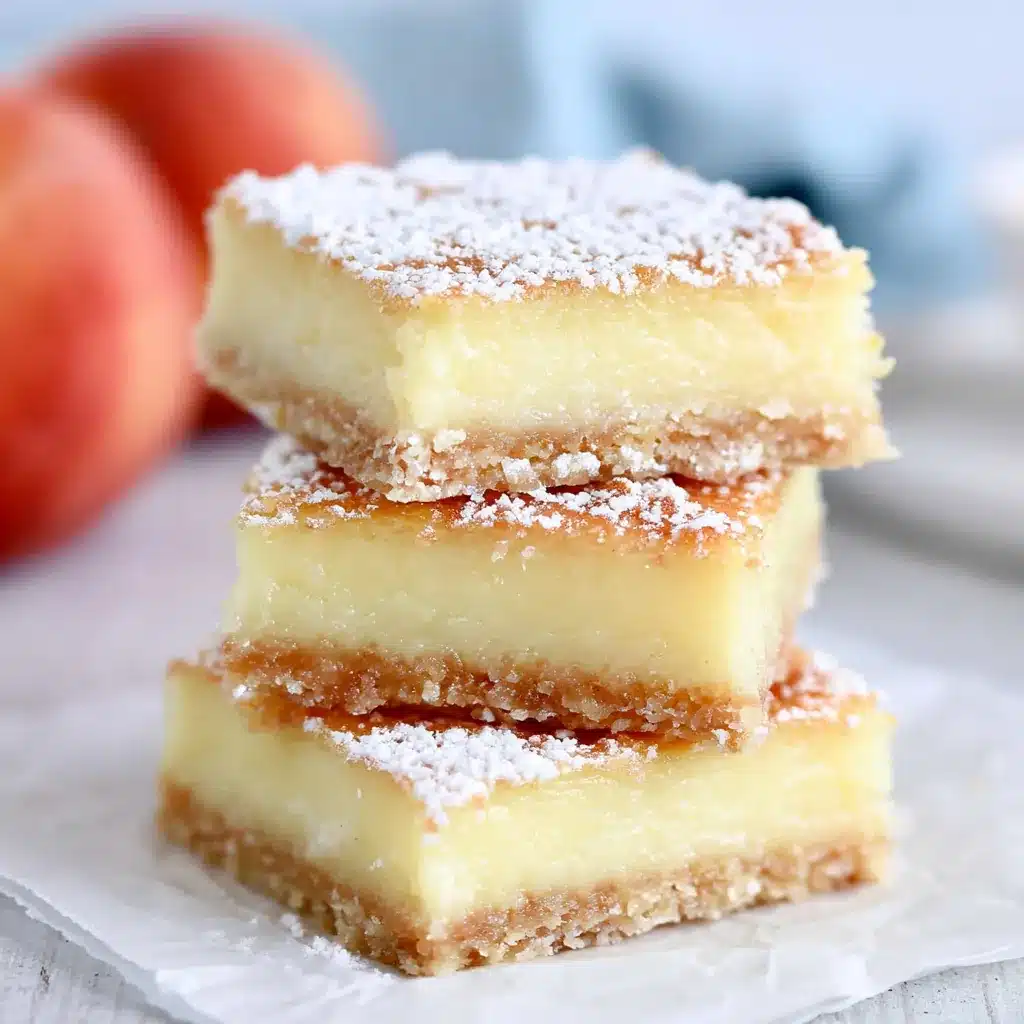 Peach Nectar Custard Bars: A Wonderful Summer Dessert Recipe 4 Peach Nectar Custard Bars
