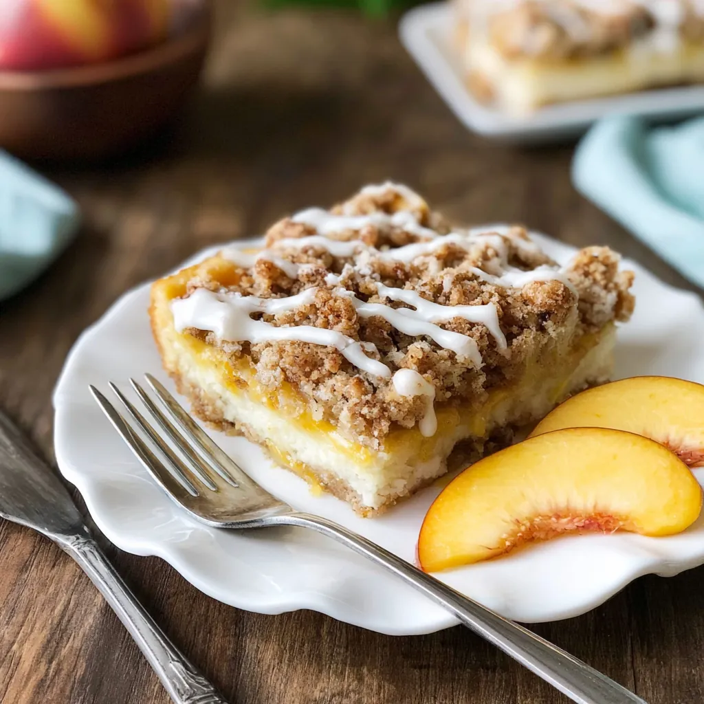 Peach Pie Crumble Bars – Buttery, Fruity, and Irresistible 4 Peach Pie Crumble Bars