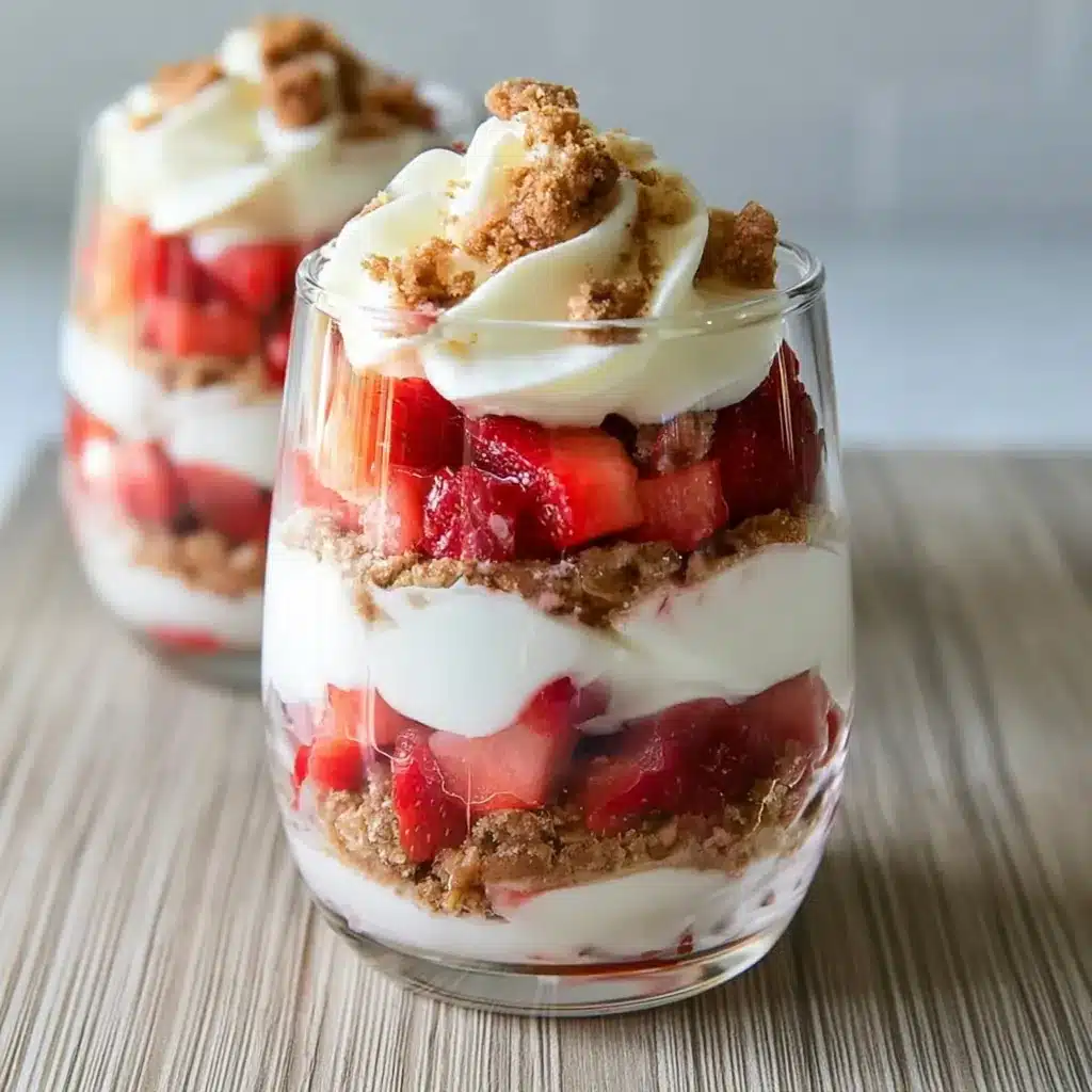 Strawberry Pretzel Parfaits