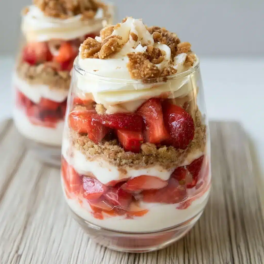 Strawberry Pretzel Parfaits