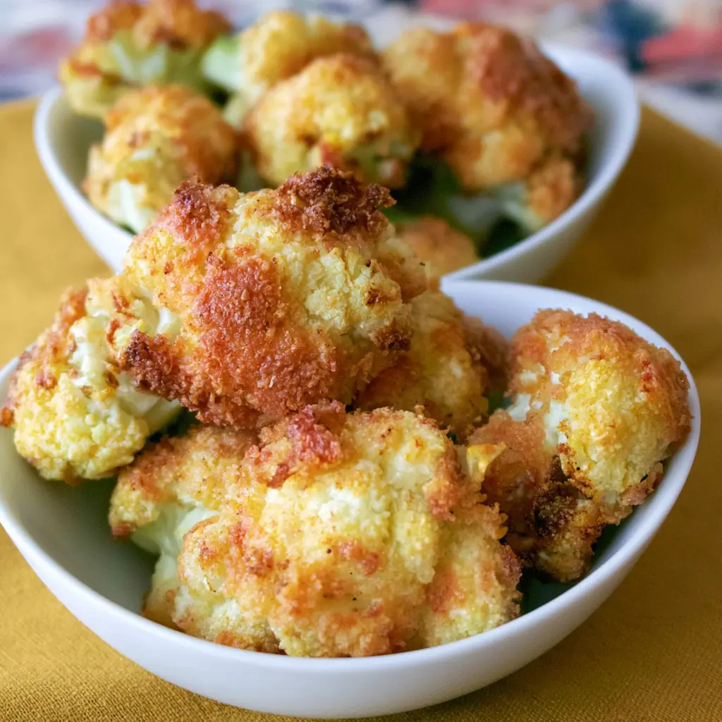 Parmesan Cauliflower Bites – Crispy, Low-Carb, and Easy 4 Roasted Parmesan Cauliflower Bites