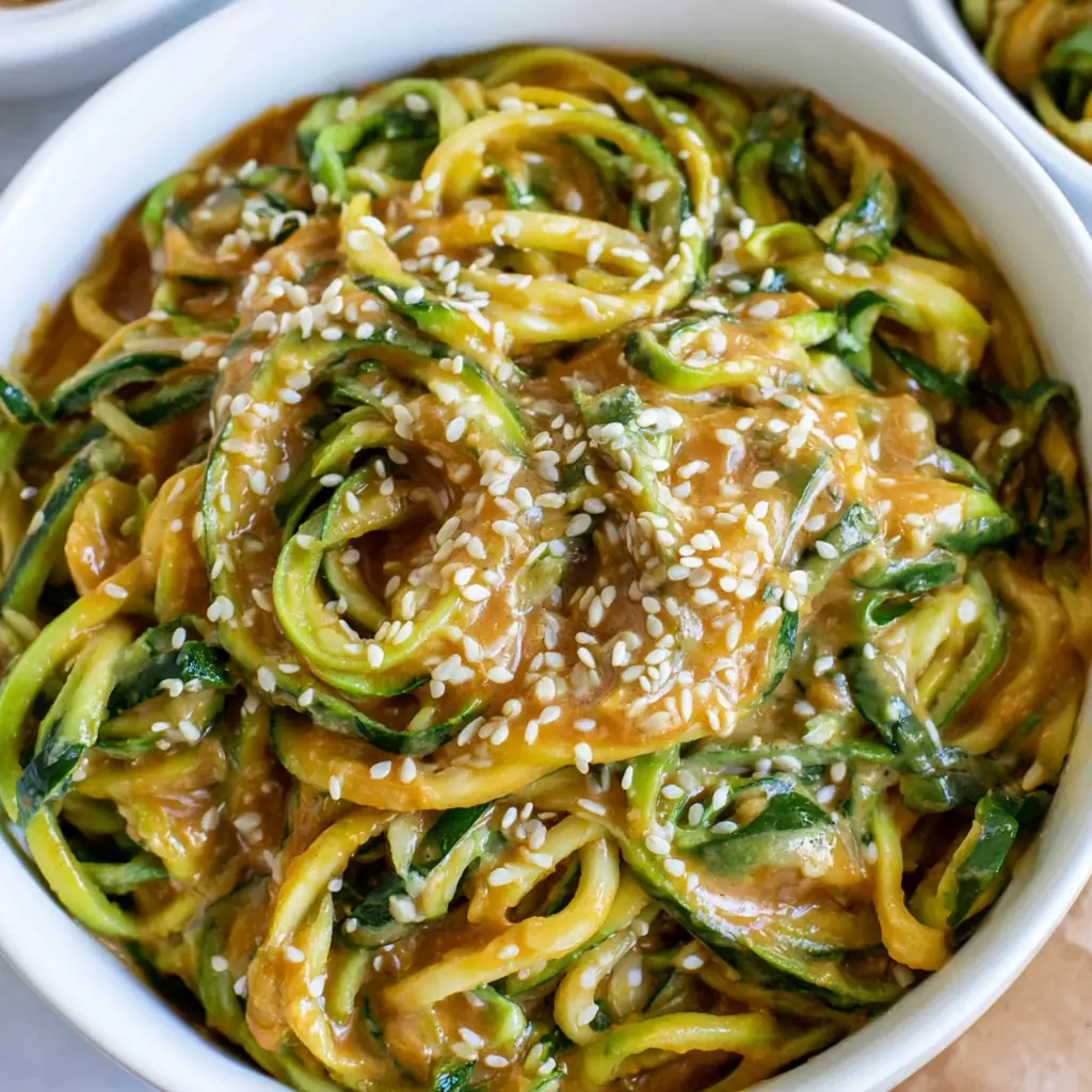 Spicy Garlic Zucchini Noodles