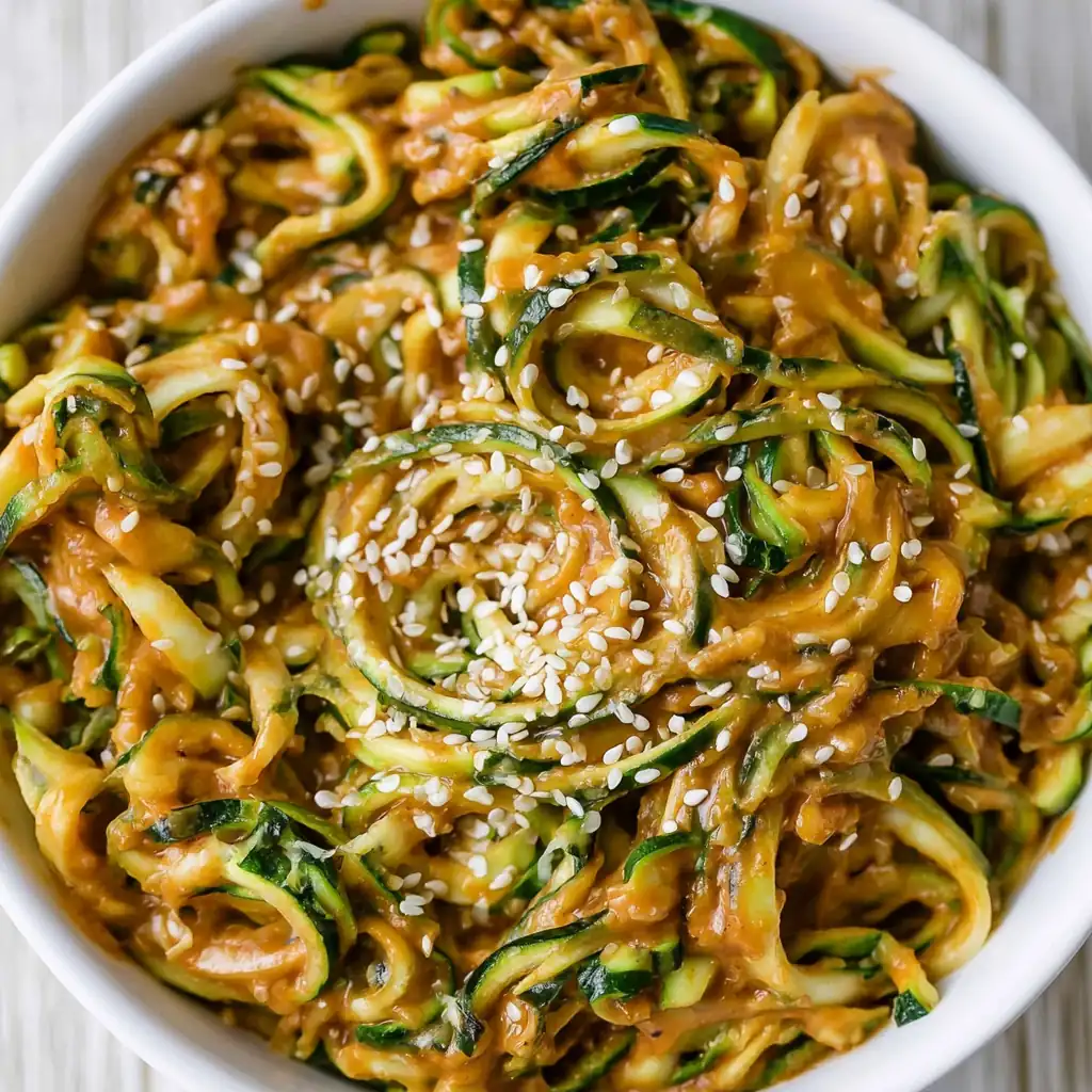 Spicy Garlic Zucchini Noodles