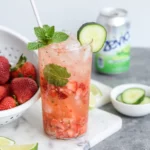 Strawberry Cucumber Mojito Mocktail