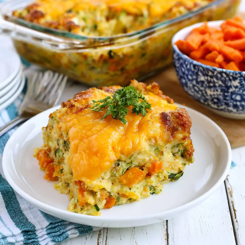 Zucchini Casserole: Easy Stuffing and Cheese Family Favorite 4 Zucchini casserole