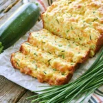 Zucchini Cheddar Chive Bread