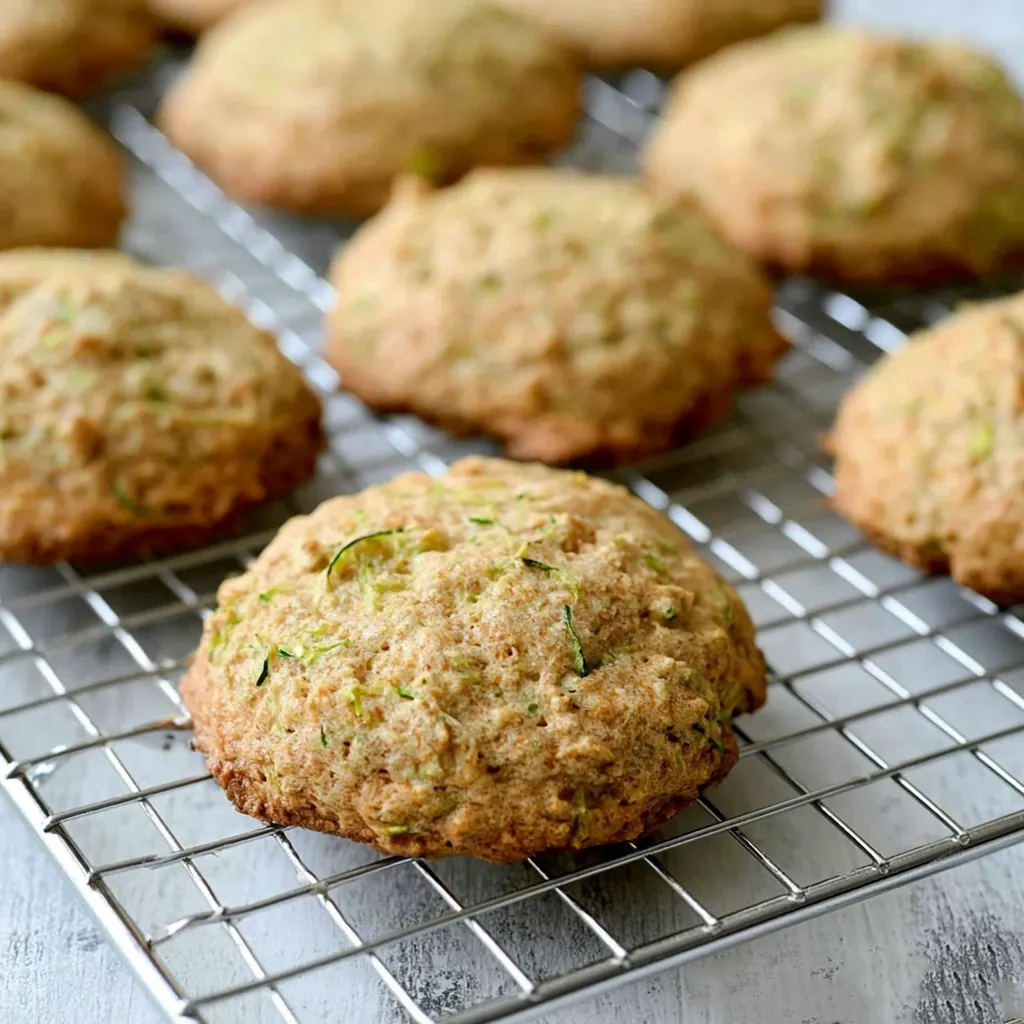 Zucchini Cookies with Cream Cheese Frosting