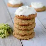 Zucchini Cookies with Cream Cheese Frosting