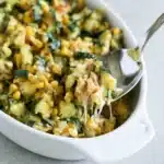 Zucchini Corn Parmesan Bake
