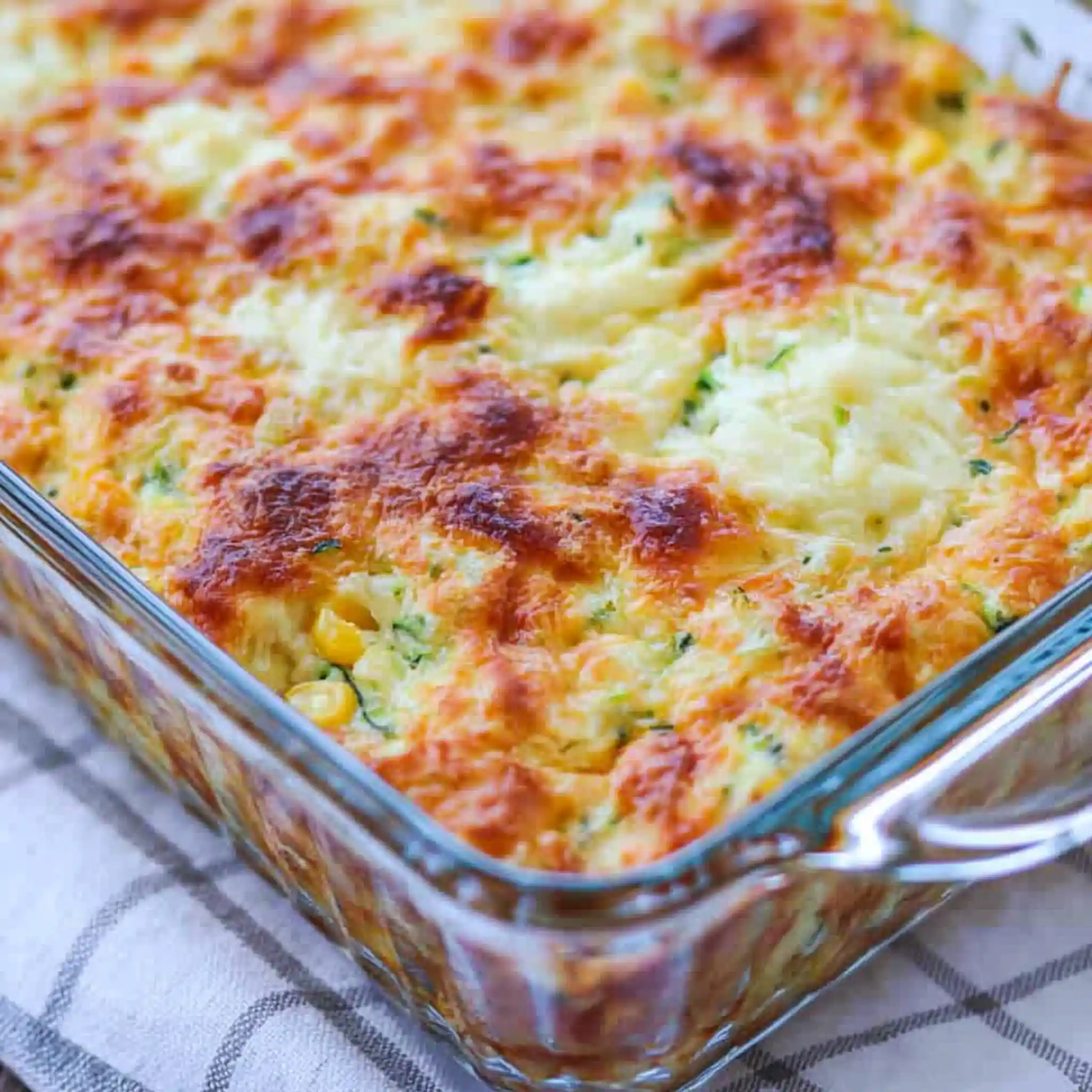 Zucchini Cornbread Casserole