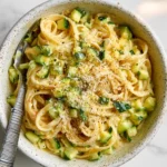 Zucchini Lemon Garlic Pasta