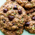 Zucchini Oatmeal Chocolate Chip Cookies