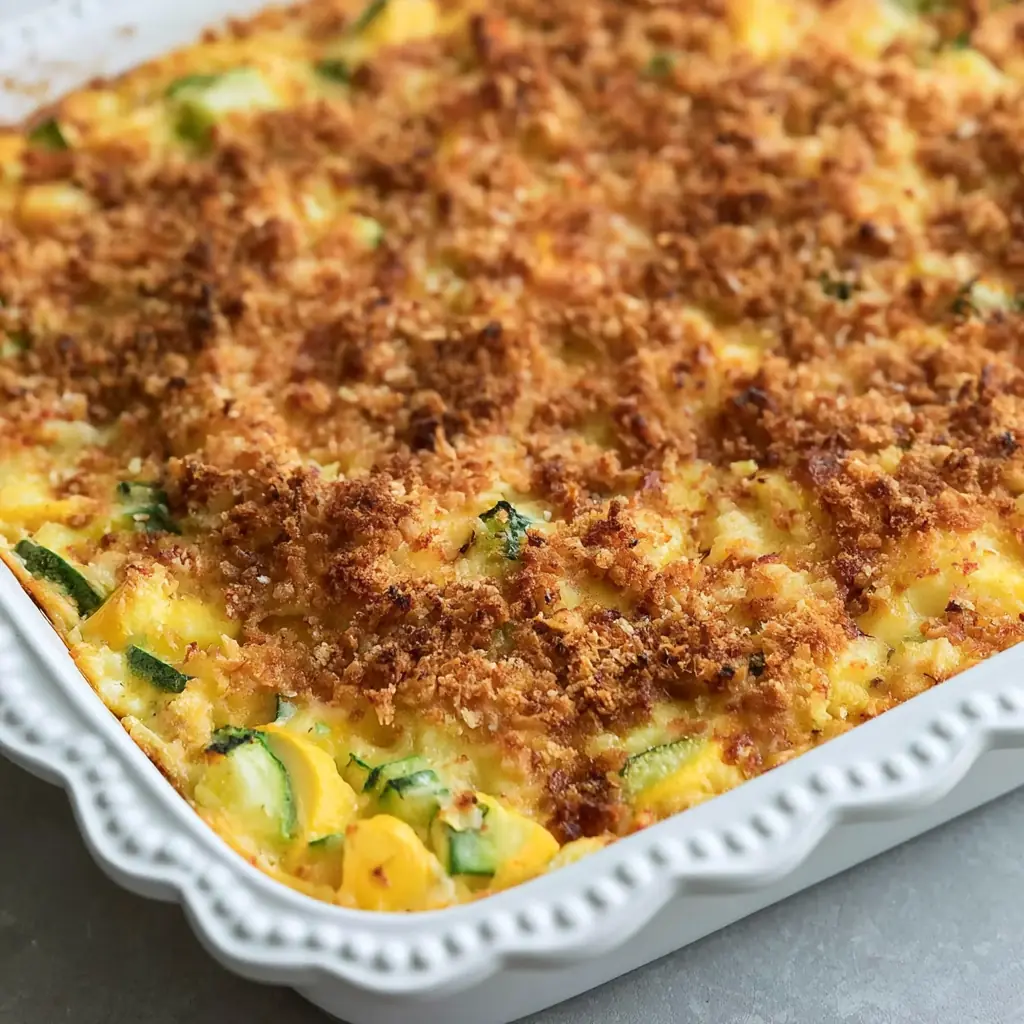 Zucchini Squash Corn Casserole