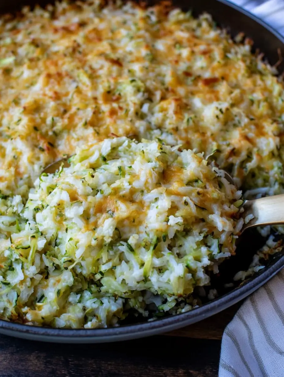 Zucchini and Rice Gratin
