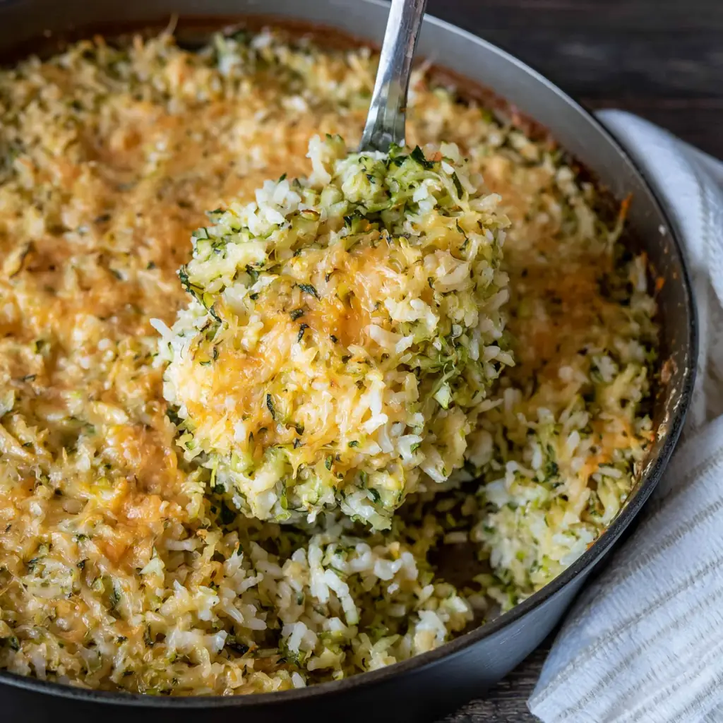 Zucchini and Rice Gratin