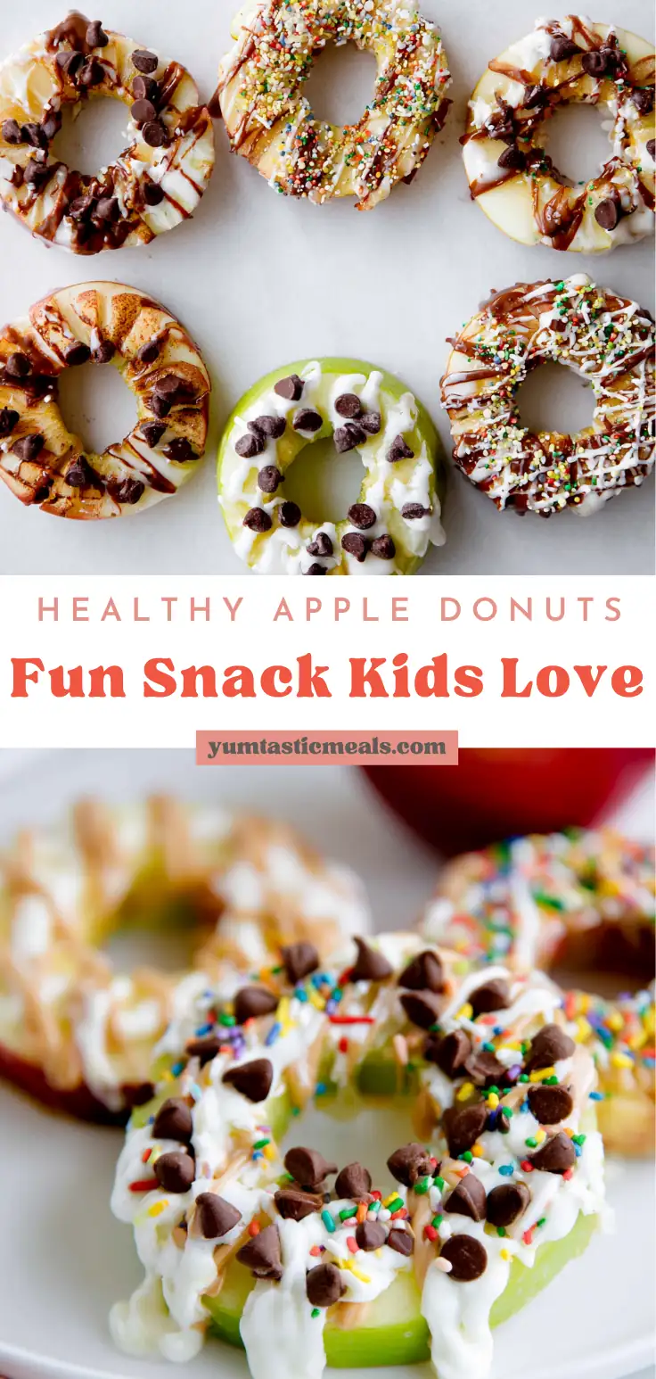Apple Donuts: Easy Healthy Treat for Kids 6 Apple Donuts