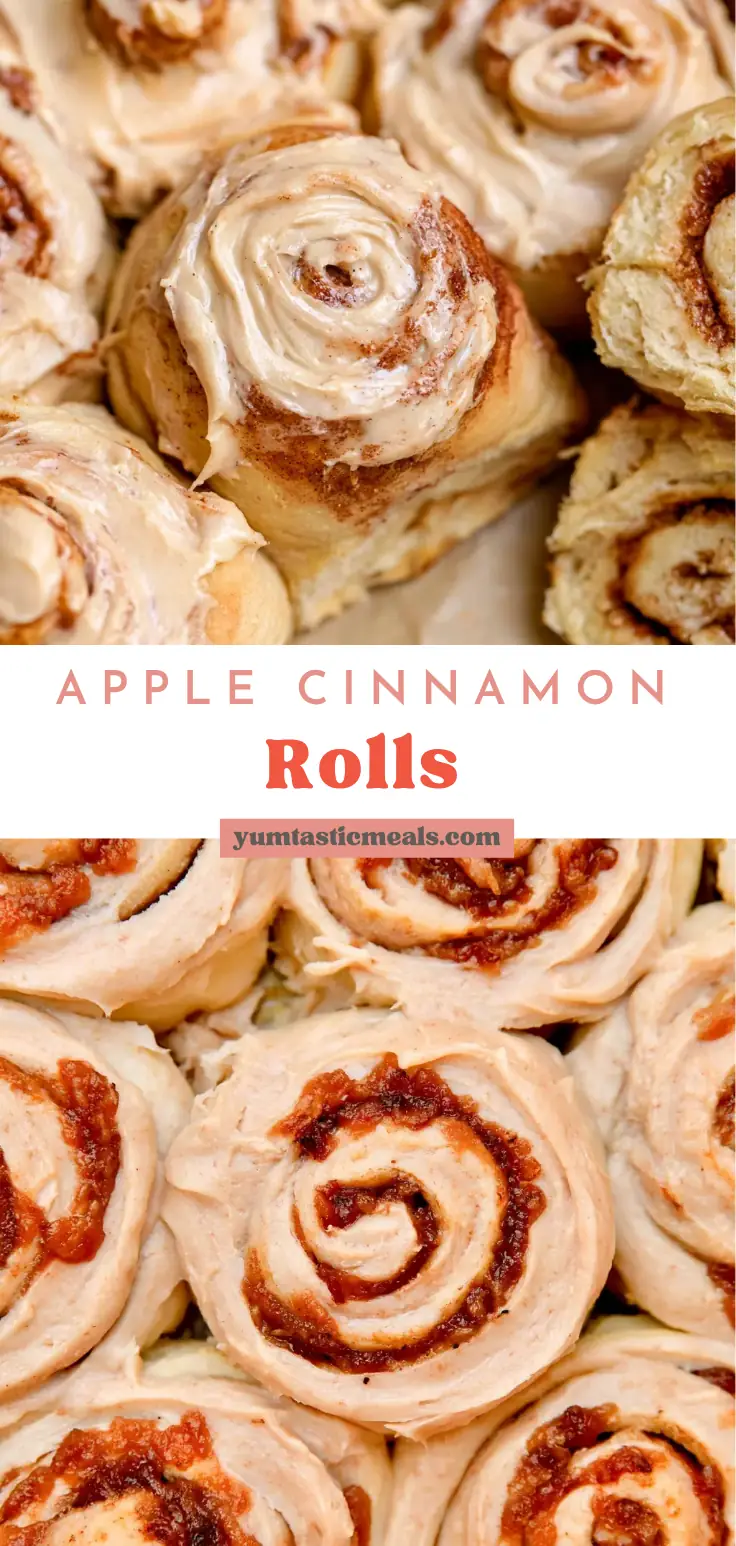 Apple Cinnamon Rolls with Spiced Apple Filling 6 Apple cinnamon rolls