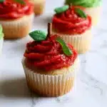 Back to School Apple Cupcakes
