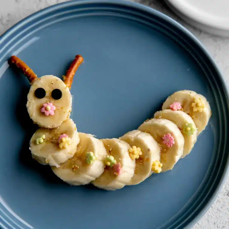 Banana Caterpillar Snack