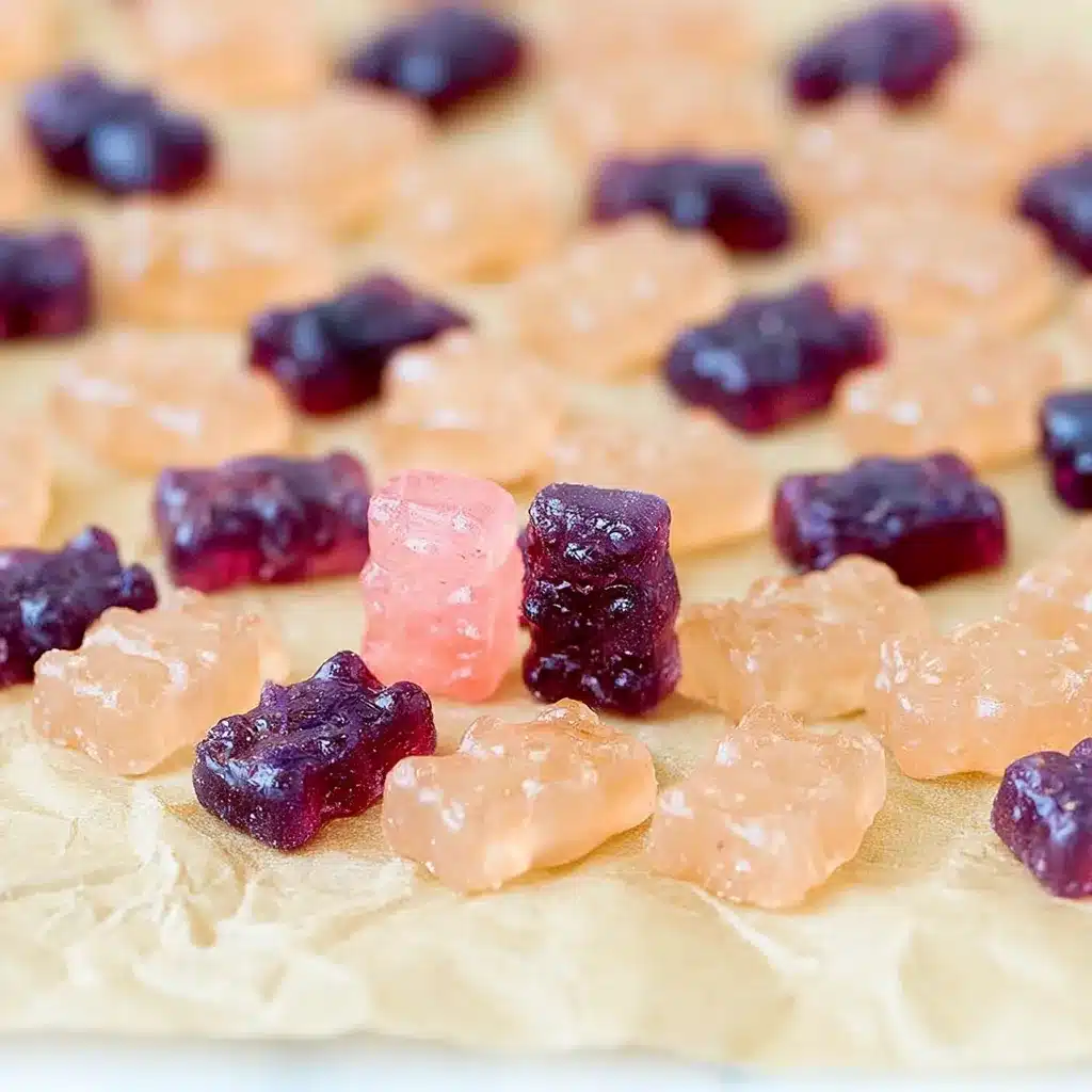 Homemade Gummy Bears with Real Fruit and Honey 5 Homemade Gummy Bears1