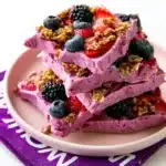 Berry Granola Yogurt Bark
