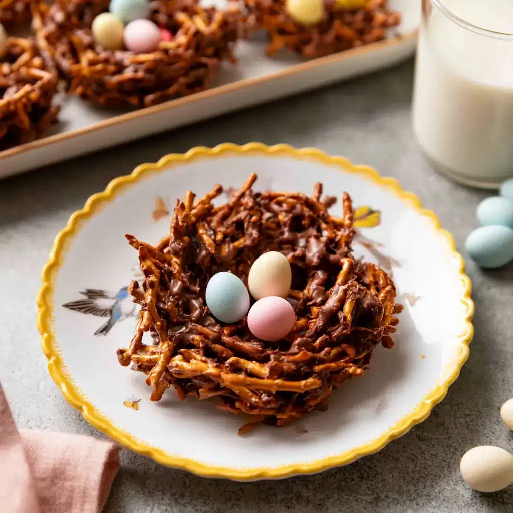 Birds Nest Cookies: Easy No Bake Easter Treats 5 Birds Nest Cookies
