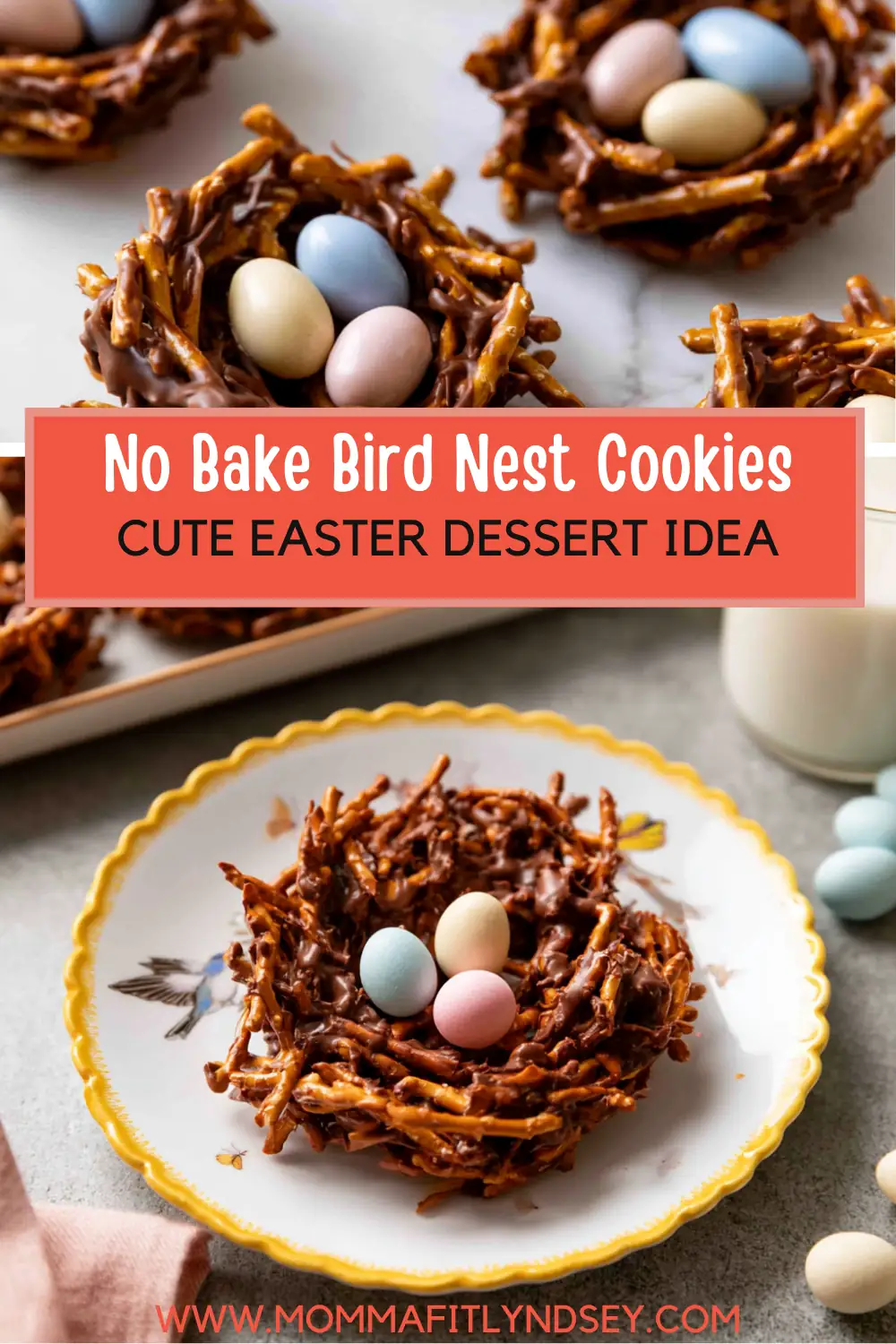 Birds Nest Cookies: Easy No Bake Easter Treats 6 Birds Nest Cookies