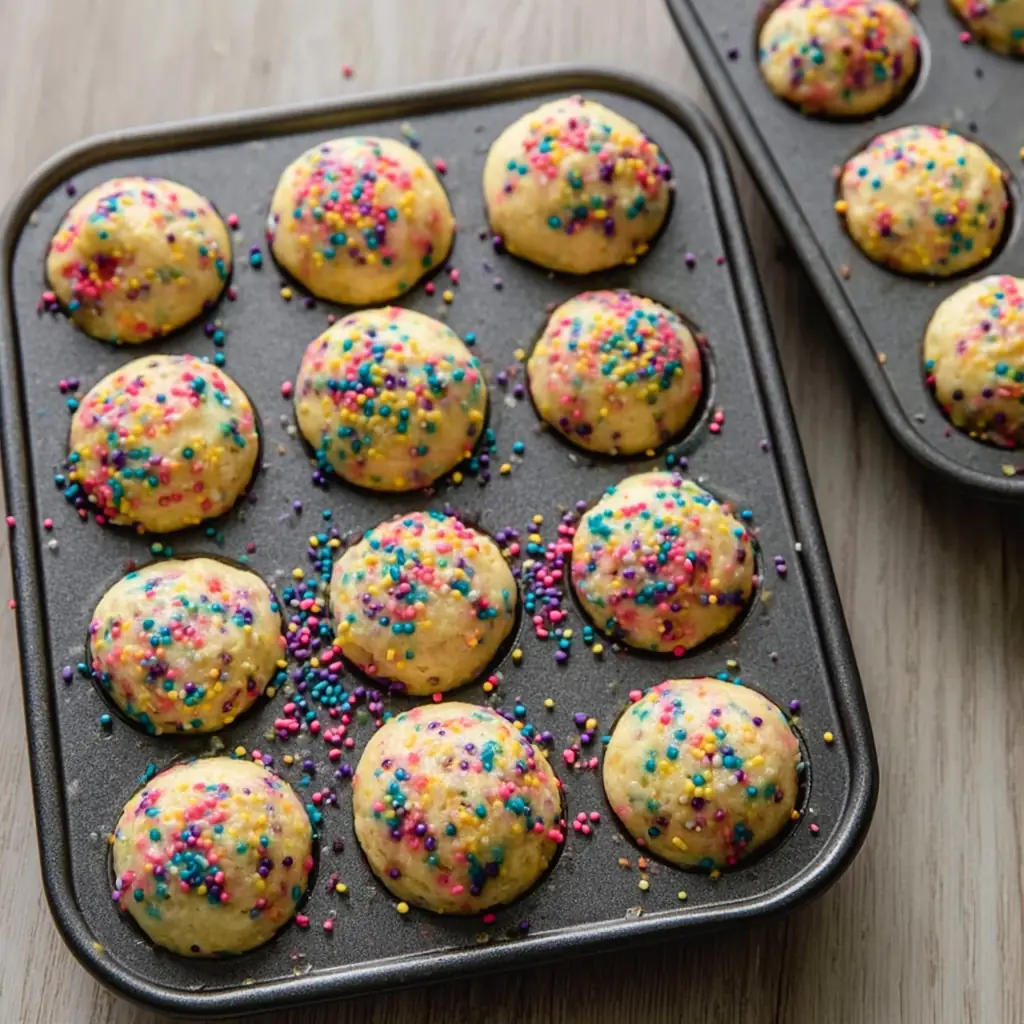 Birthday Cake Banana Muffins – Colorful Easy Mini Treats Now 5 Birthday Cake Banana Muffins