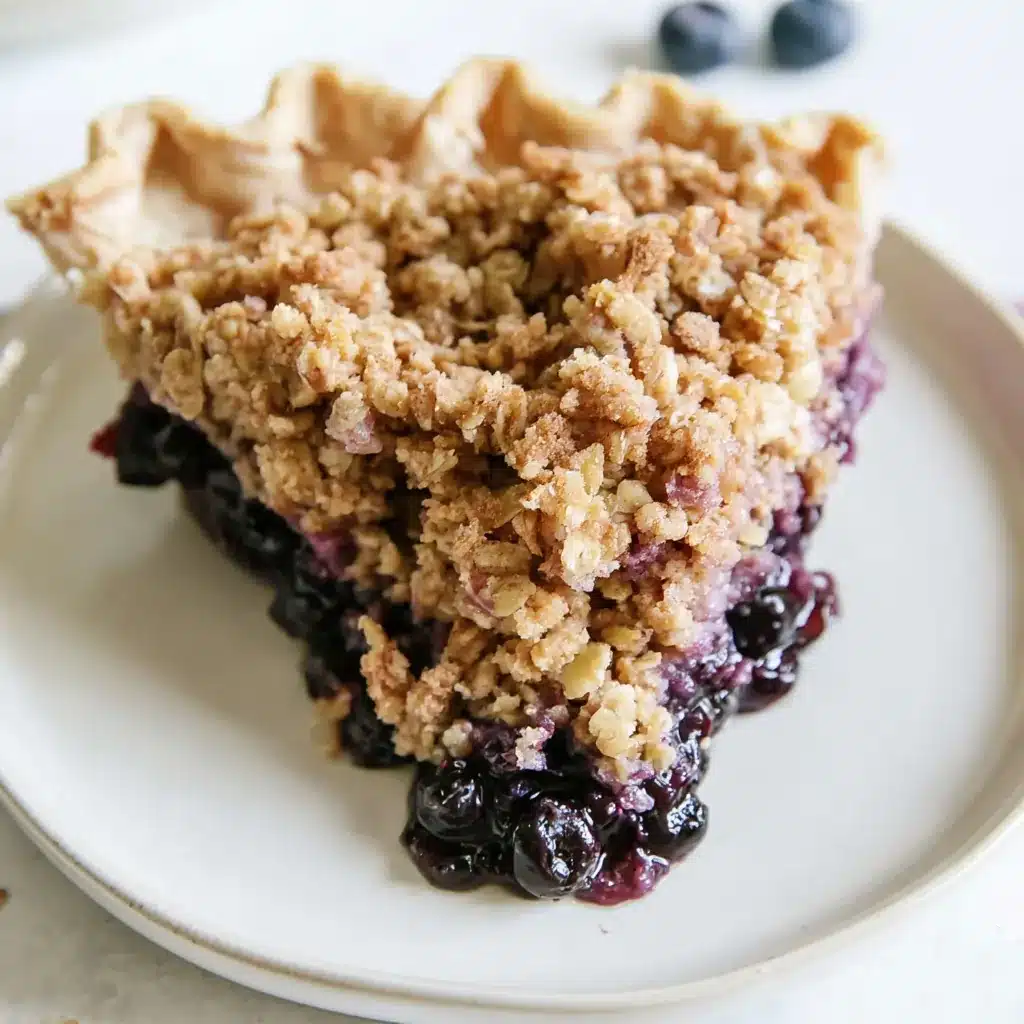 Blueberry Crumble Pie