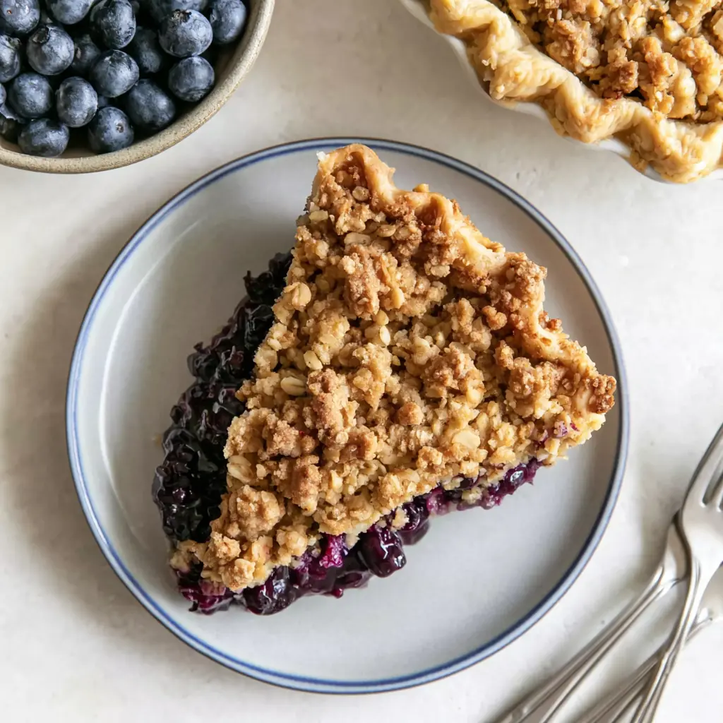 Blueberry Crumble Pie