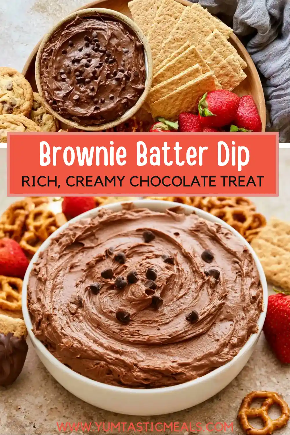 Brownie Batter Dip: Easy 10-Minute Chocolate Dessert 6 Brownie Batter Dip
