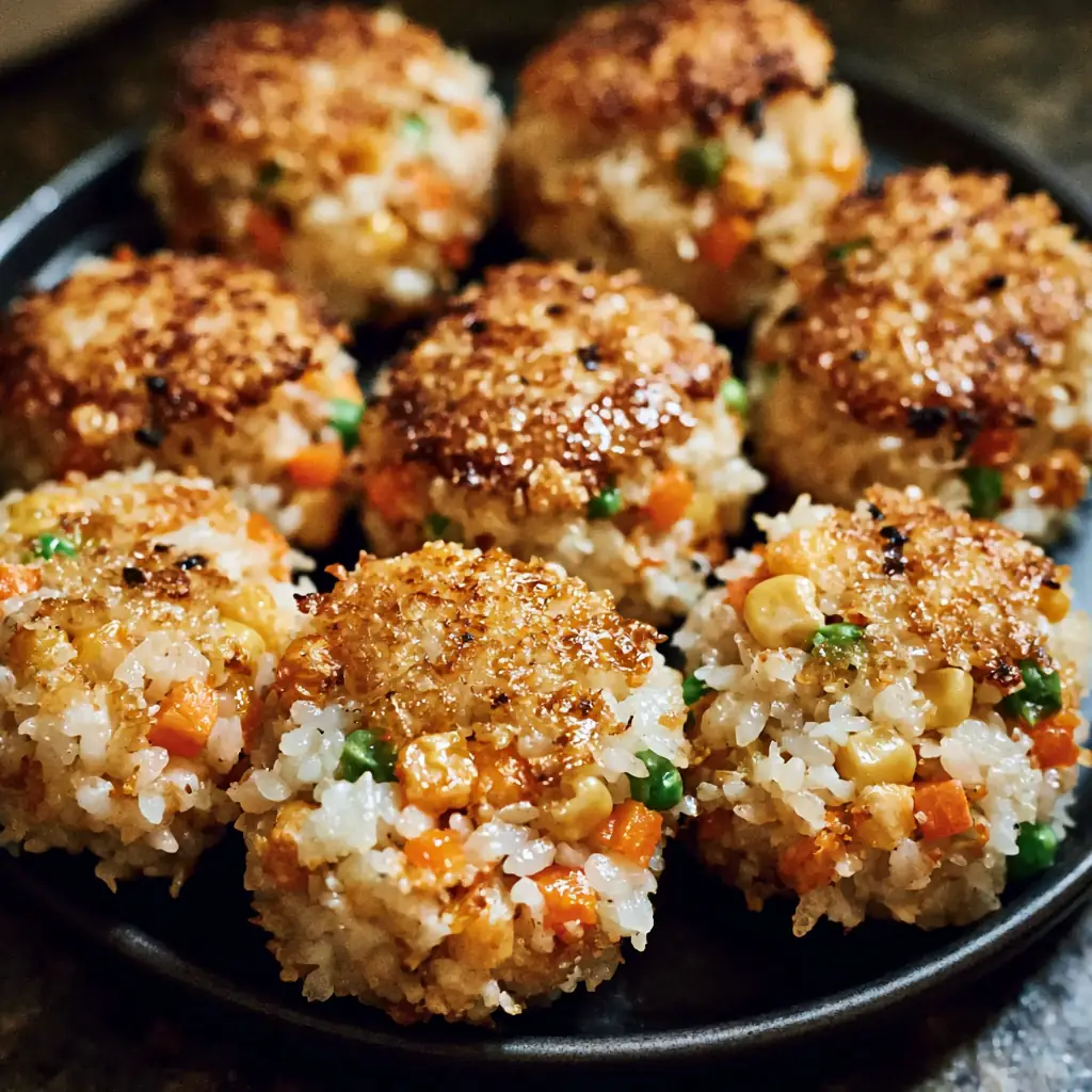 Chicken Veggie Rice Bites