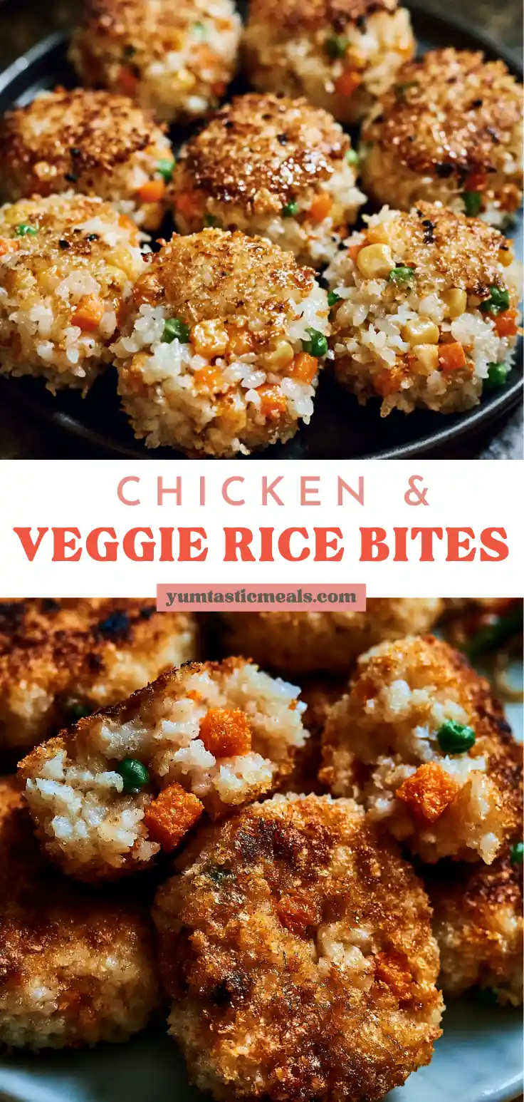 Chicken Veggie Rice Bites