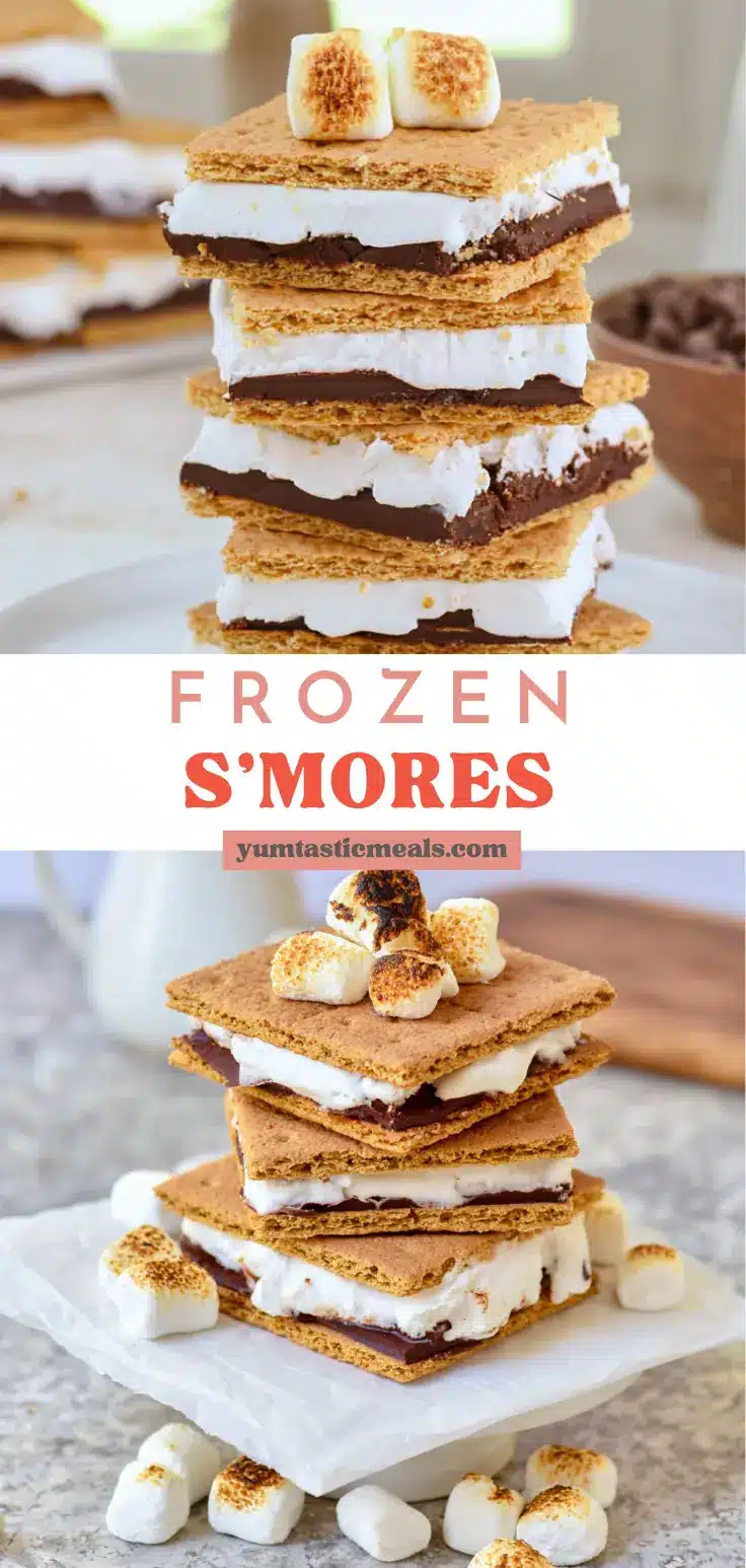 Cold S'mores: Easy Frozen Graham Cracker Treats 6 Cold S'mores