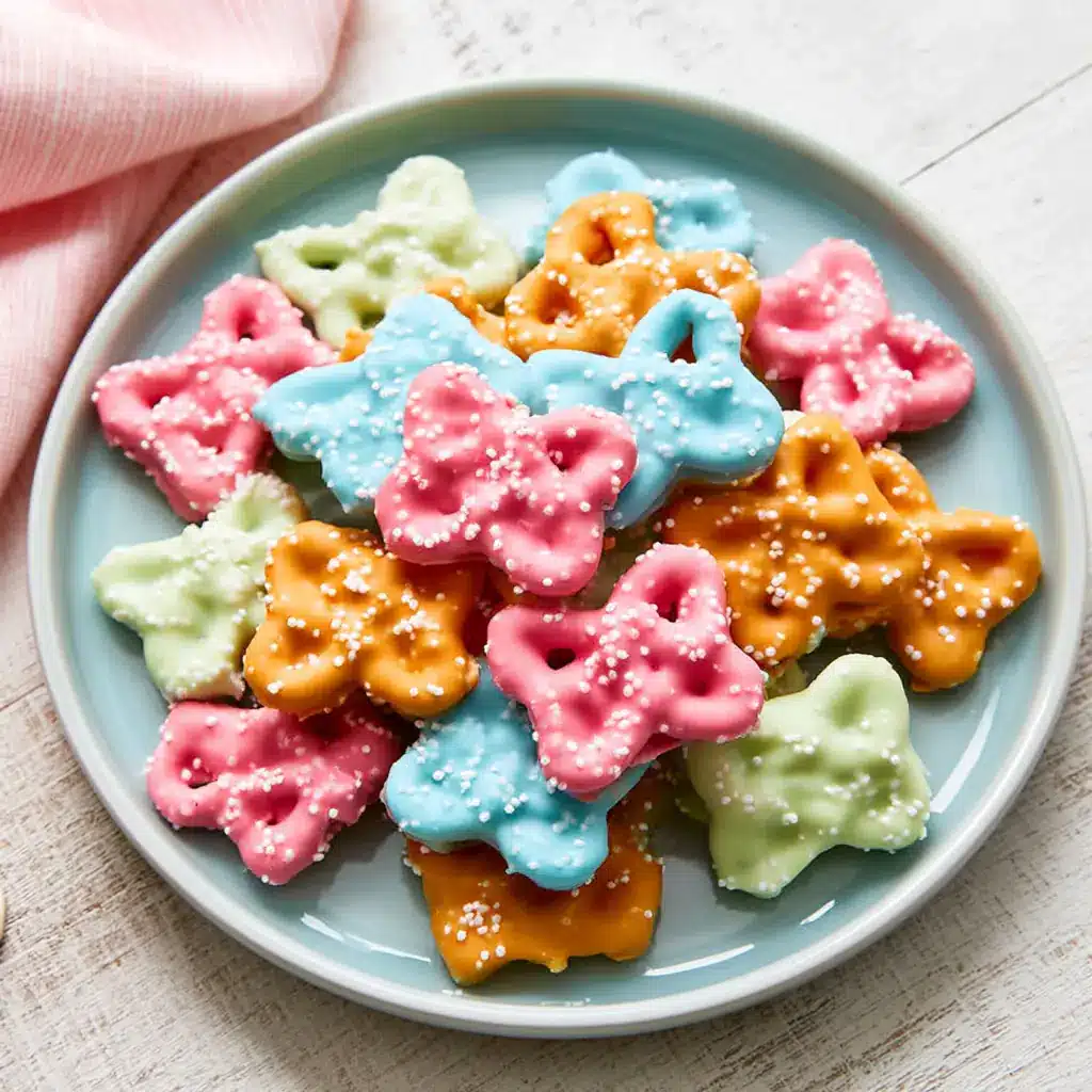 Colorful Butterfly Pretzels