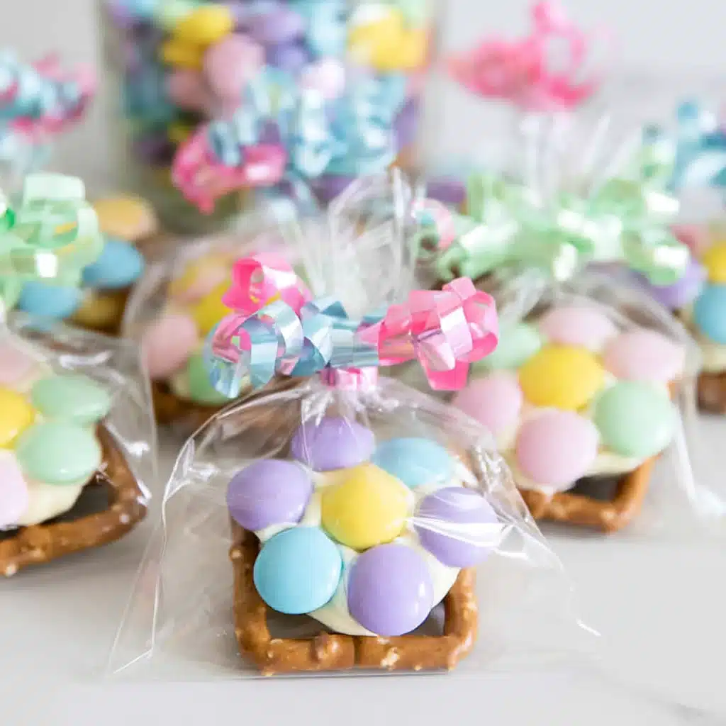 Colorful Butterfly Pretzels